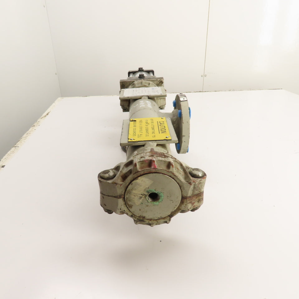 Hycoa C95-5574-1R4 2" x 2" x 2" 3-Way Diversion Valve Cylinder Actuated 90°