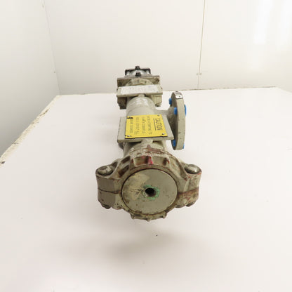 Hycoa C95-5574-1R4 2" x 2" x 2" 3-Way Diversion Valve Cylinder Actuated 90°
