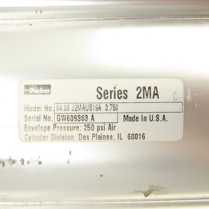 Hycoa C95-5574-1R4 2" x 2" x 2" 3-Way Diversion Valve Cylinder Actuated 90°