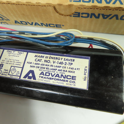 Advance V-140-2-TP Mark III Energy Saver Ballast 277V 60Hz