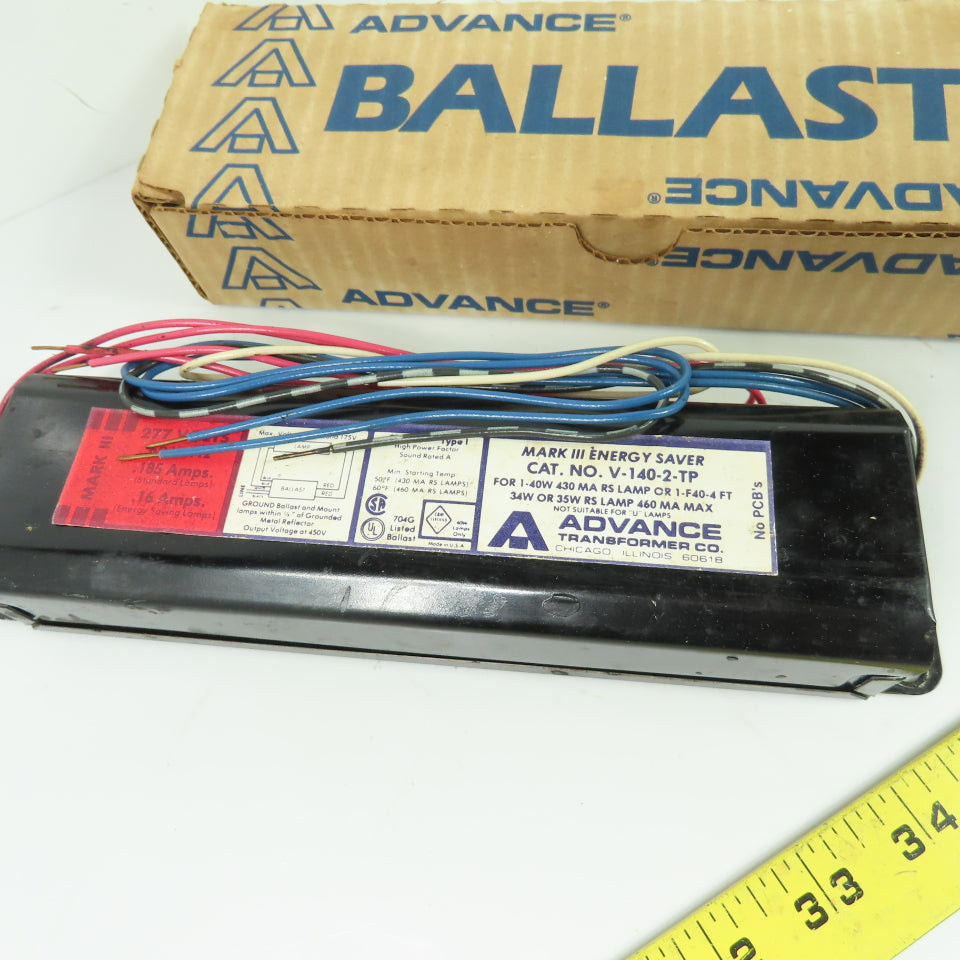 Advance V-140-2-TP Mark III Energy Saver Ballast 277V 60Hz