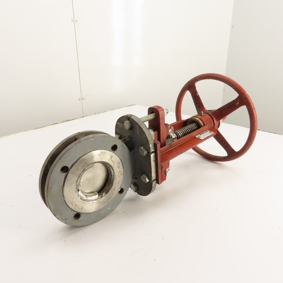 Rovalve 17A 3" Knife Gate Valve 150 PSI Stainless Steel W/Handwheel