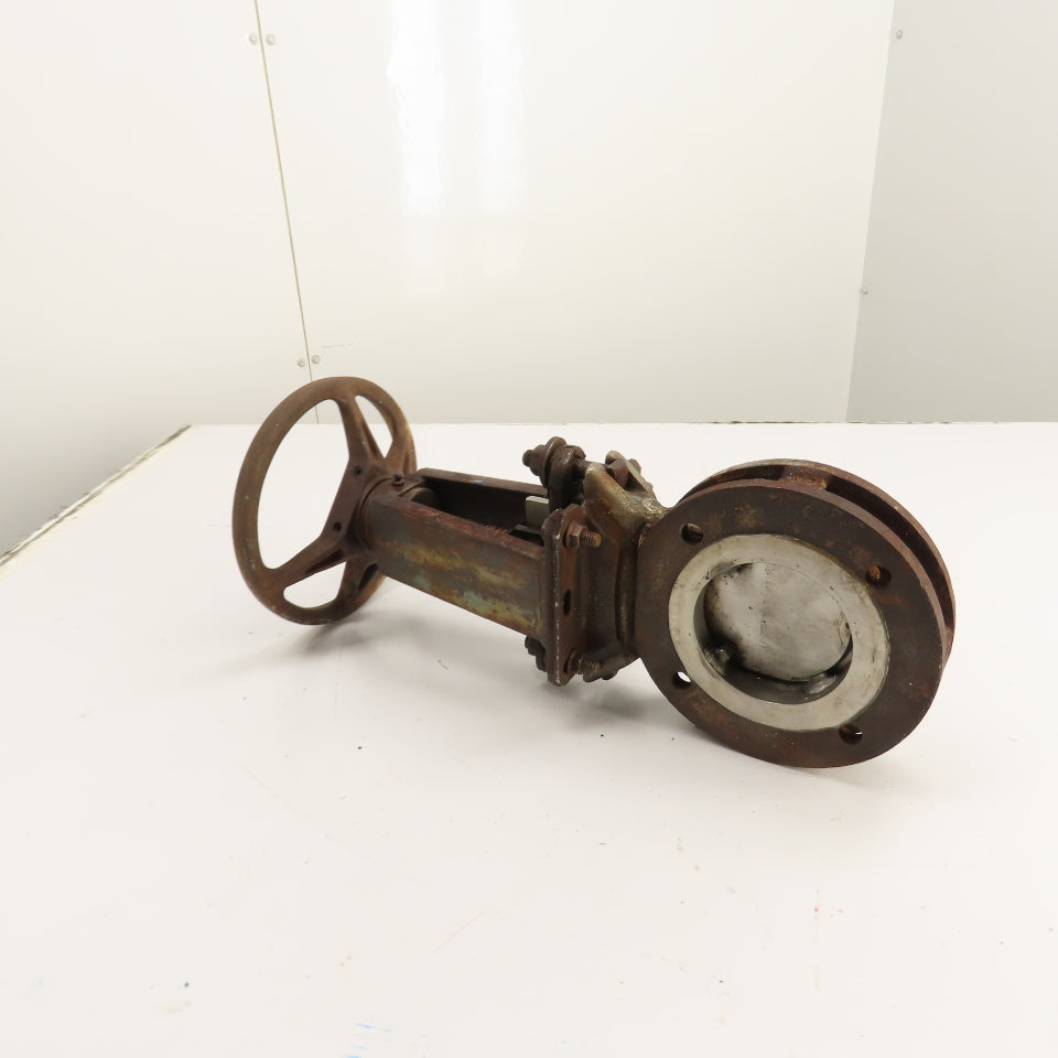 DeZURIK 9130847 827 FL2 3" 316 Stainless Steel Manual Gate Valve 150 CWP 450F