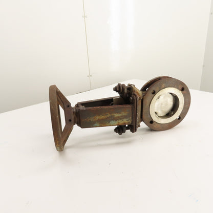 DeZURIK 9130847 827 FL2 3" 316 Stainless Steel Manual Gate Valve 150 CWP 450F