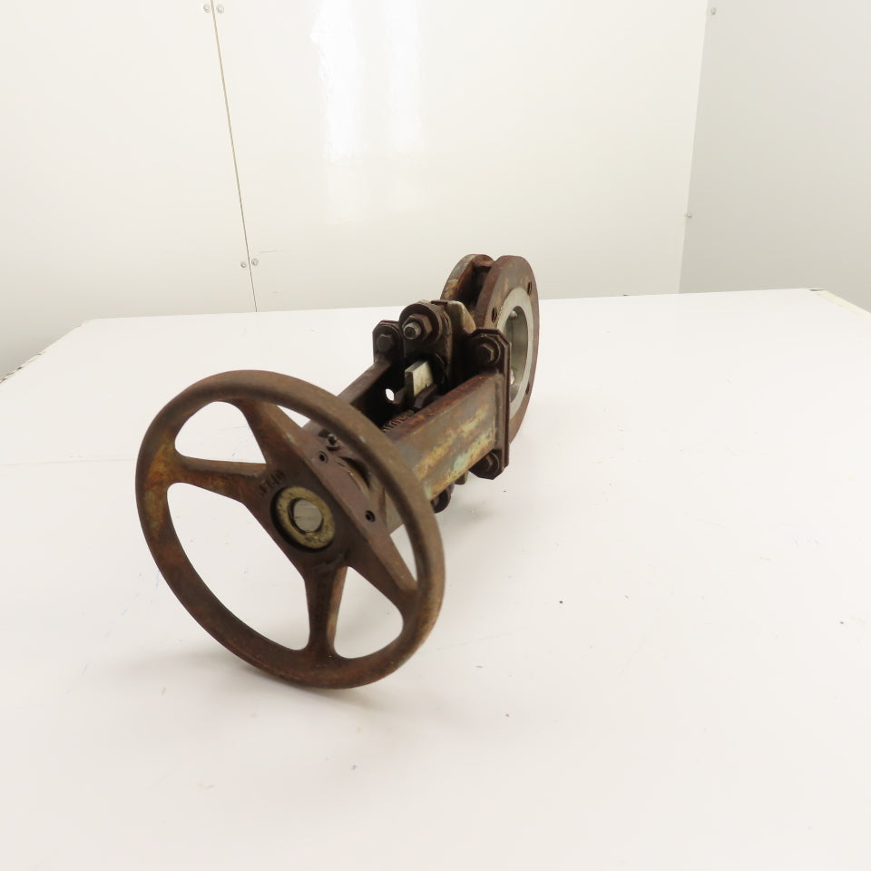 DeZURIK 9130847 827 FL2 3" 316 Stainless Steel Manual Gate Valve 150 CWP 450F