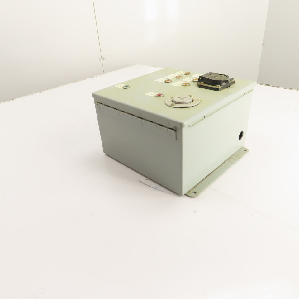 Hoffman A10106CH 10" x 10" x 6" Electrical Enclosure W/Backplate NEMA 12 13