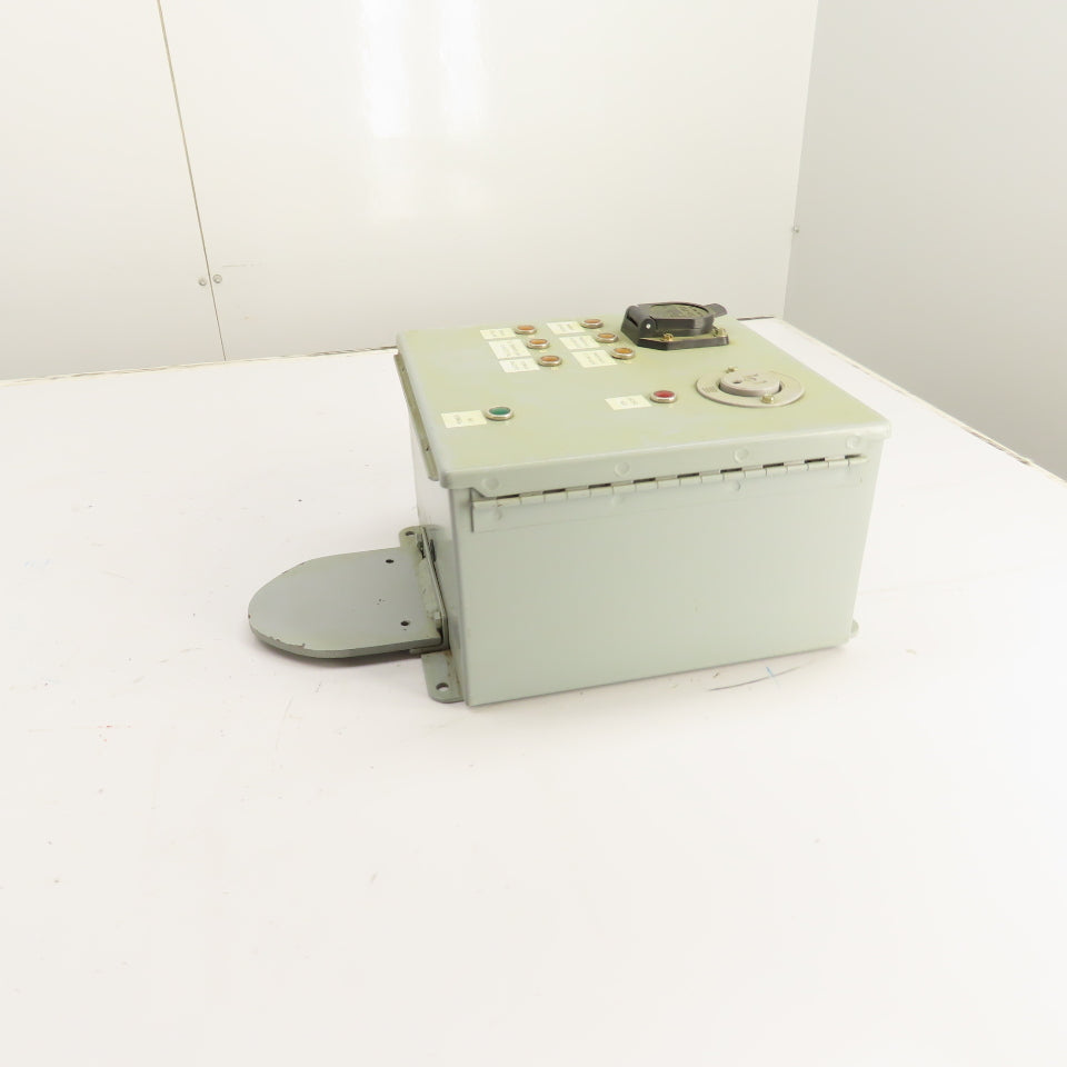 Hoffman A10106CH 10" x 10" x 6" Electrical Enclosure W/Backplate NEMA 12 13