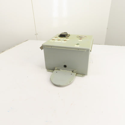 Hoffman A10106CH 10" x 10" x 6" Electrical Enclosure W/Backplate NEMA 12 13