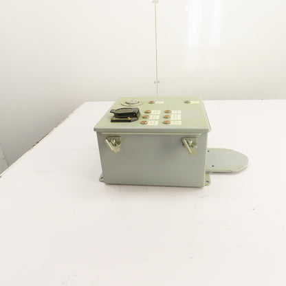 Hoffman A10106CH 10" x 10" x 6" Electrical Enclosure W/Backplate NEMA 12 13