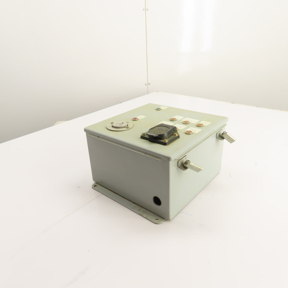 Hoffman A10106CH 10" x 10" x 6" Electrical Enclosure W/Backplate NEMA 12 13