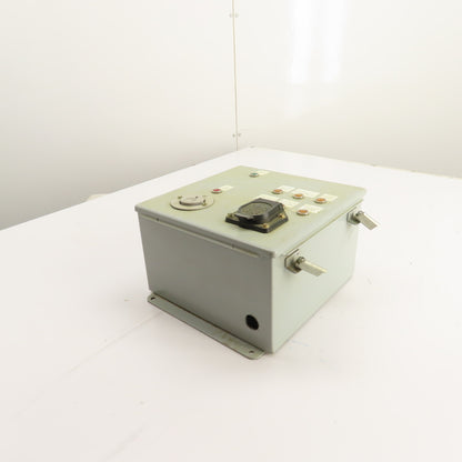 Hoffman A10106CH 10" x 10" x 6" Electrical Enclosure W/Backplate NEMA 12 13