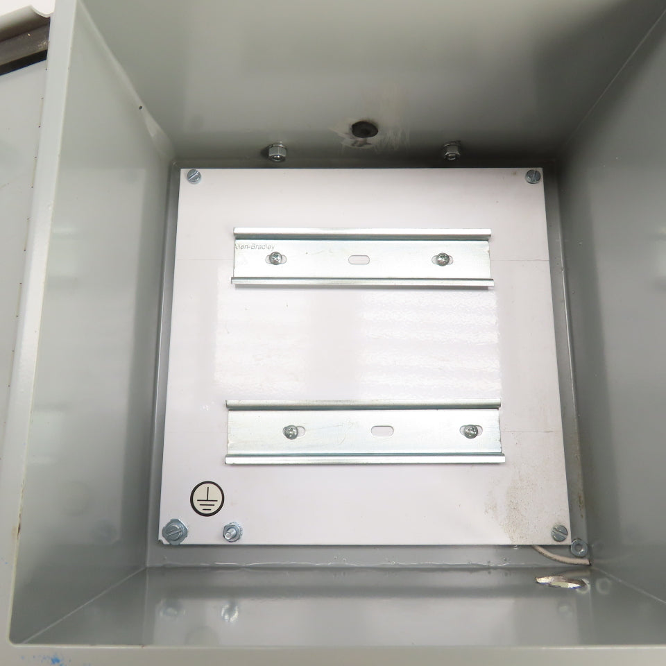 Hoffman A10106CH 10" x 10" x 6" Electrical Enclosure W/Backplate NEMA 12 13