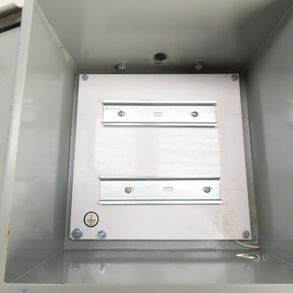 Hoffman A10106CH 10" x 10" x 6" Electrical Enclosure W/Backplate NEMA 12 13