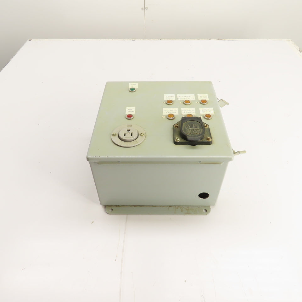 Hoffman A10106CH 10" x 10" x 6" Electrical Enclosure W/Backplate NEMA 12 13