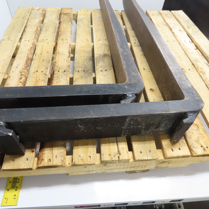 5" x 42" Class III 3 Tapered Forklift Forks Carriage Mount Set Of 2