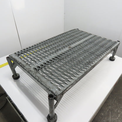 Uline 36" x 24" Steel Serrated Work Platform 6"-9" Height