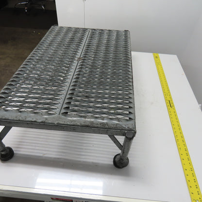 Uline 36" x 24" Steel Serrated Work Platform 6"-9" Height