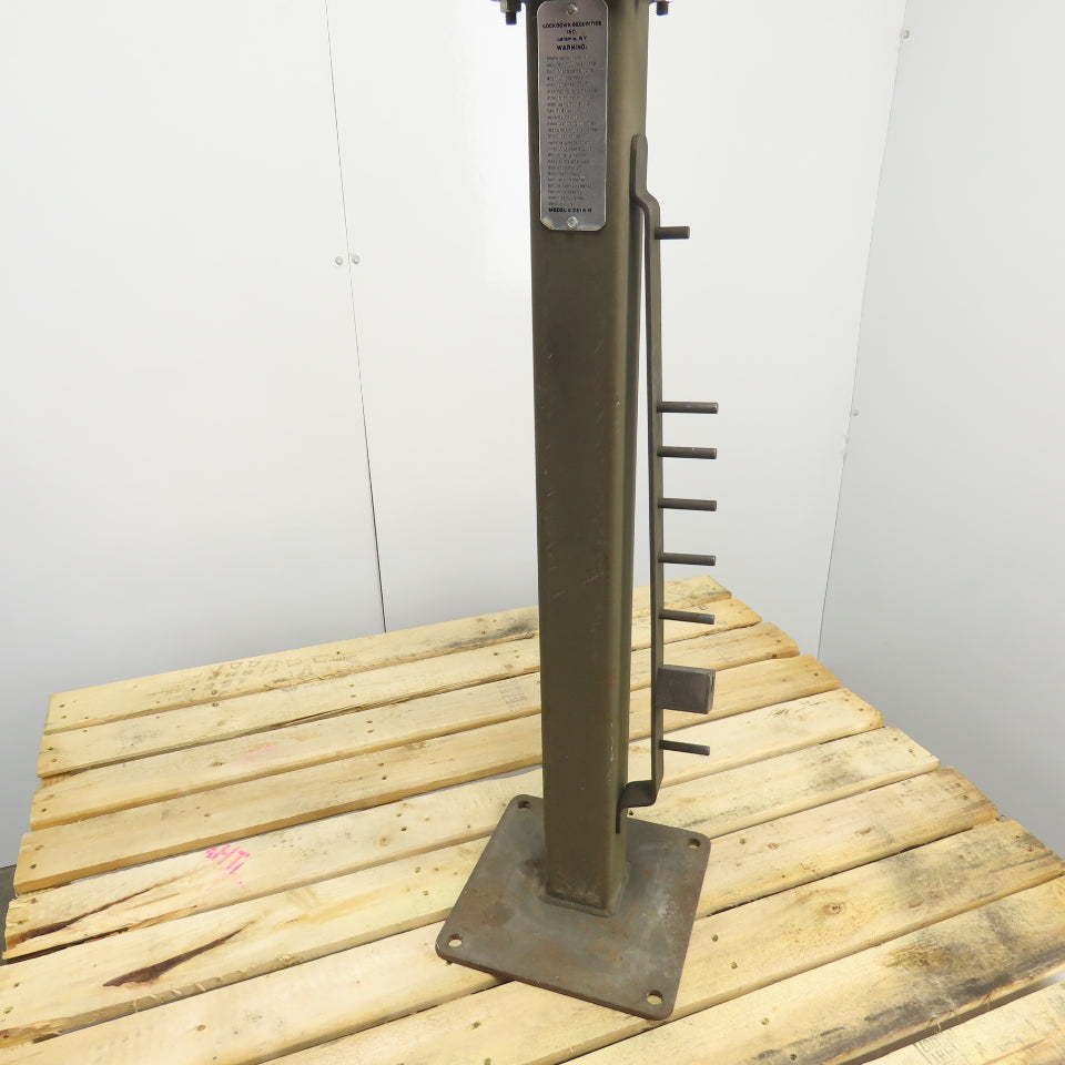 Lockdown Securities 2516-H Manual Metal Pipe Bender 5/16" x 2" flat, 5/8" Solid