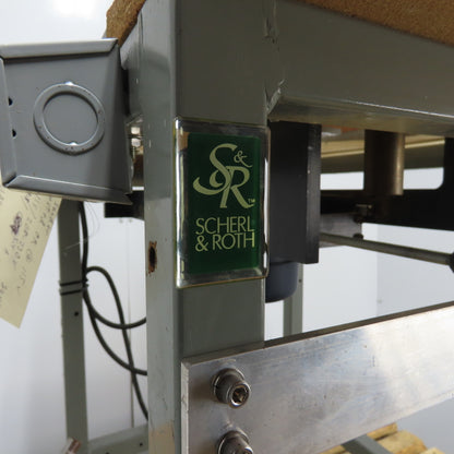 Scherl & Roth 1" Belt Sander Machine 3/4HP 1725RPM 1Ph 115V