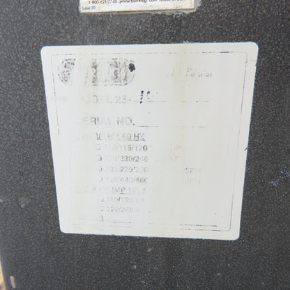 Burr King Vibra King 25 2.5 Cubic FT Vibratory Bowl Finisher 3/4HP 115V 1Ph
