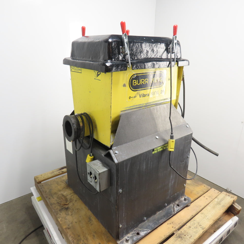 Burr King Vibra King 25 2.5 Cubic FT Vibratory Bowl Finisher 3/4HP 115V 1Ph