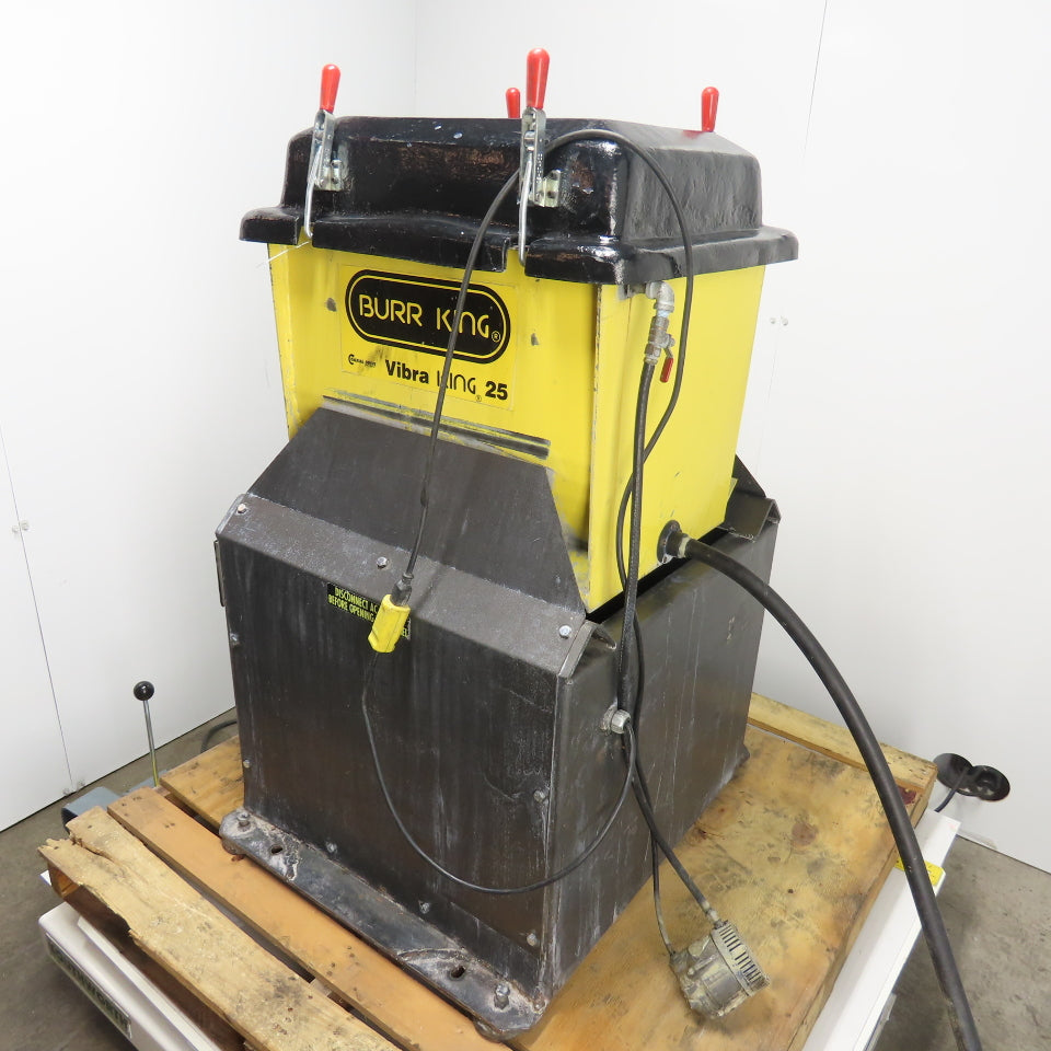 Burr King Vibra King 25 2.5 Cubic FT Vibratory Bowl Finisher 3/4HP 115V 1Ph
