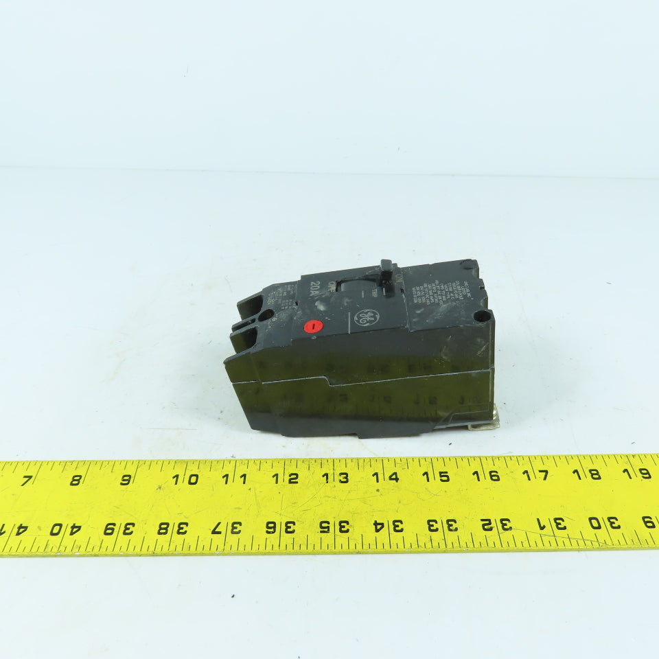 GE TEY M02 20A 2-Pole TEY Circuit Breaker 480/277VAC 250VDC