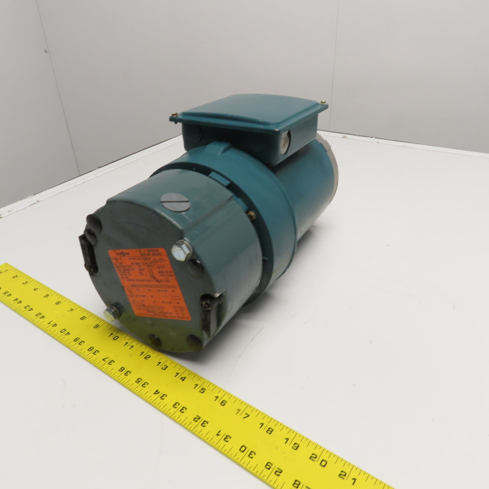 Reliance Electric P14H7206G 1HP Electric Brake Motor 230/460V 3Ph 1725RPM 143TC
