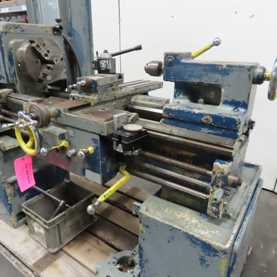 LeBlond 14" x 30" Regal Metal Engine Lathe 480V 3Ph W/10" 3-Jaw Chuck Tested