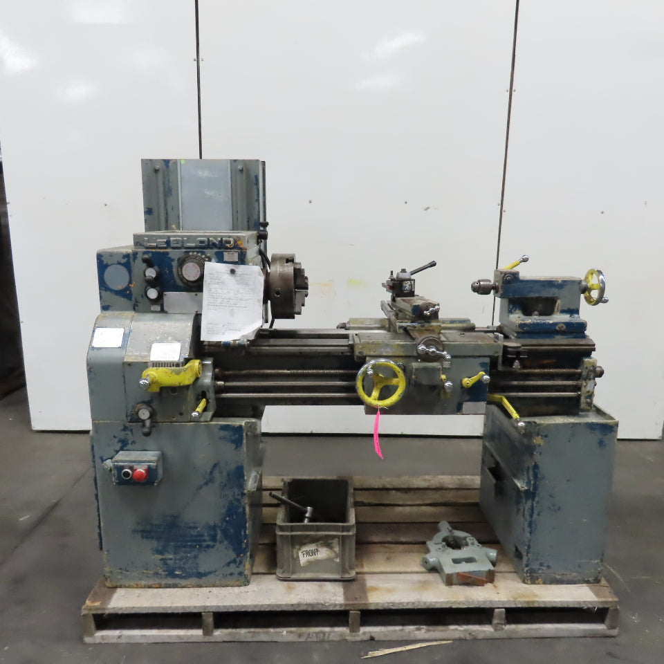 LeBlond 14" x 30" Regal Metal Engine Lathe 480V 3Ph W/10" 3-Jaw Chuck Tested