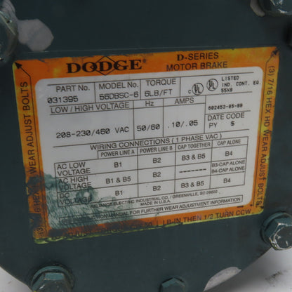 Reliance Electric P56H7213P-RY 3/4HP Electric Motor 3Ph 208-230/460V 1725RPM 56C