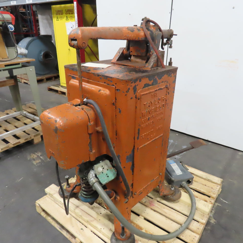 Taylor-Winfield 11-12-3 Rocker Arm Spot Welder 220V 1Ph 35KVA 160A Untested