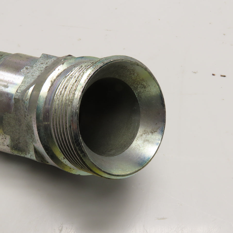 1-1/2" (-24) BSPP Cone Seat x 1-1/2" NPT Hydraulic Elbow 45°