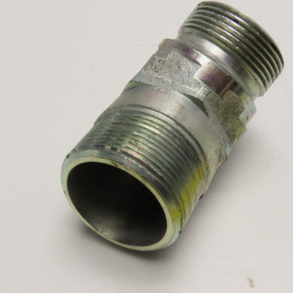 1-1/2" (-24) BSPP Cone Seat x 1-1/2" NPT Hydraulic Elbow 45°