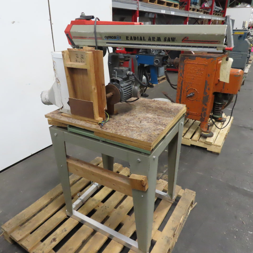 Omga RN 450 4HP 12" Radial Arm Saw 230/460V 3Ph 3400RPM (Parts Or Repair)
