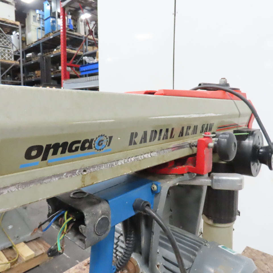 Omga RN 450 4HP 12" Radial Arm Saw 230/460V 3Ph 3400RPM (Parts Or Repair)