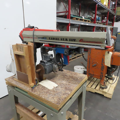 Omga RN 450 4HP 12" Radial Arm Saw 230/460V 3Ph 3400RPM (Parts Or Repair)