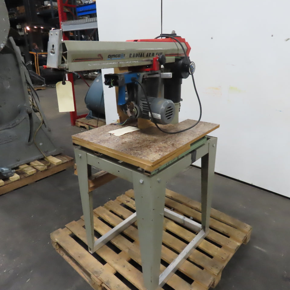 Omga RN 450 4HP 12" Radial Arm Saw 230/460V 3Ph 3400RPM (Parts Or Repair)