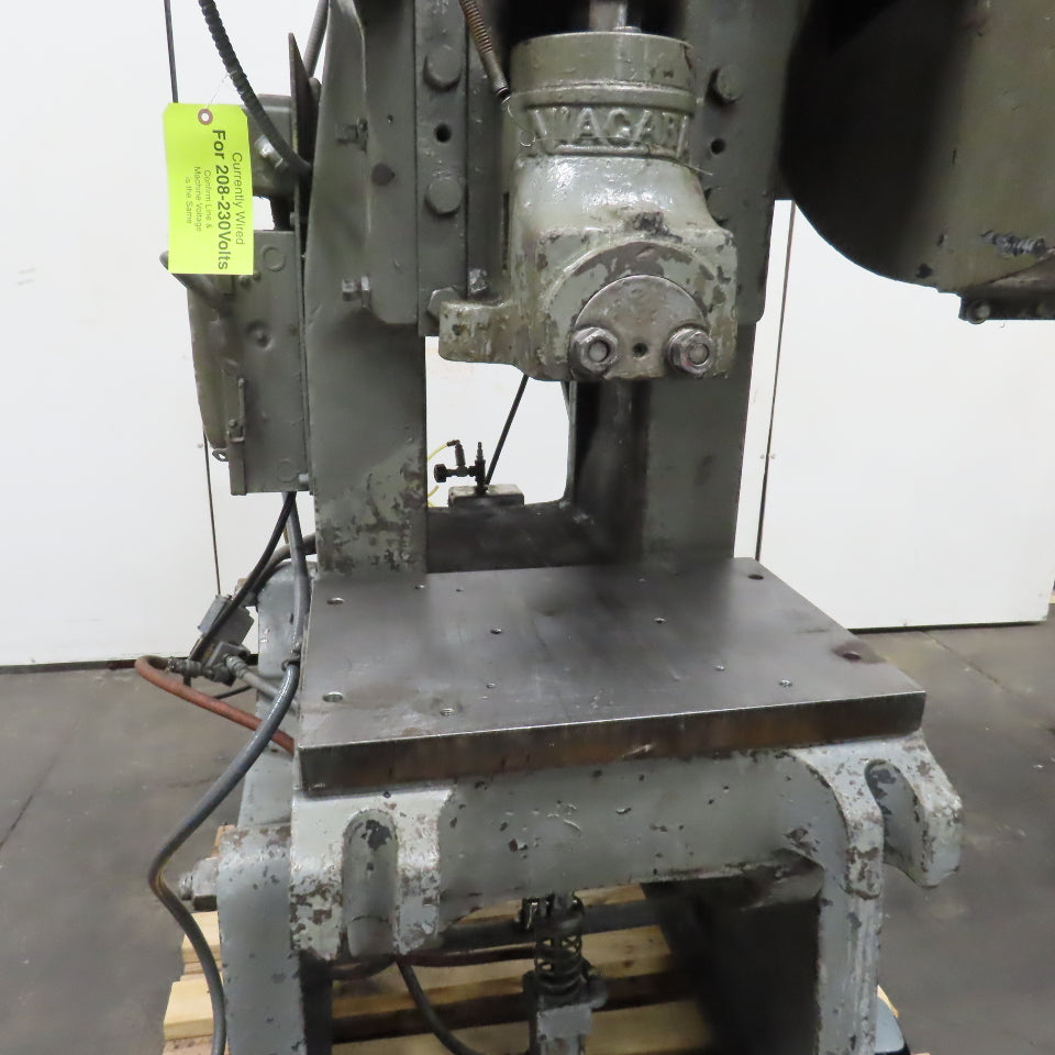 Niagara A3 45 Ton Mechanical Punch Press 2HP 220/440V 2.5" Stroke 8.5"x 12" Bed
