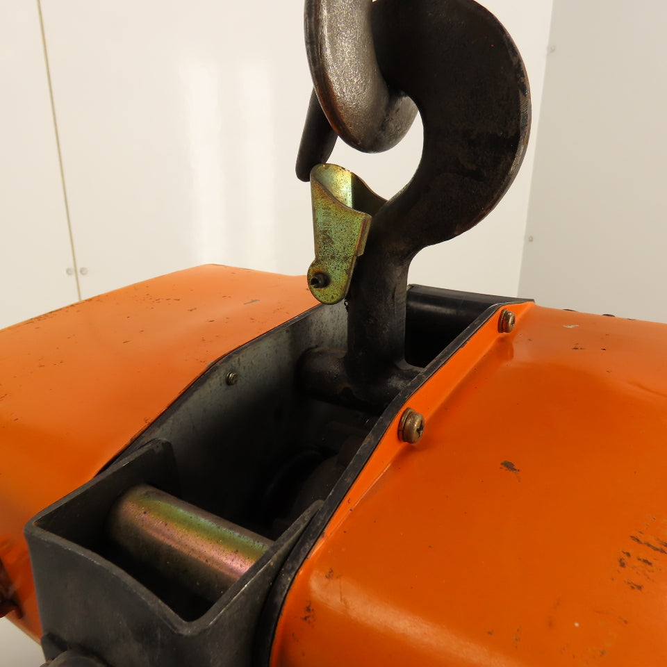 Hitachi 1S 1 Ton Electric Chain Hoist 230/460V 3Ph 10' Lift 18FPM