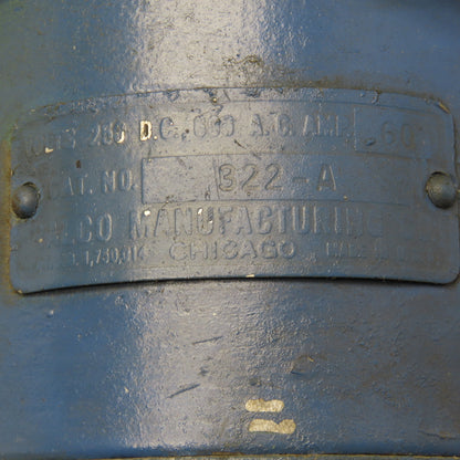 Ralco 322-A 60A 600VAC 250VDC 3-Pole Industrial Receptacle & Plug