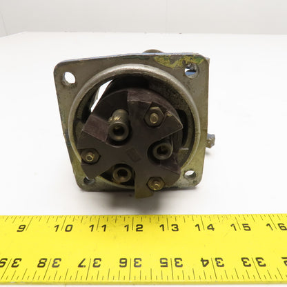 Ralco 322-A 60A 600VAC 250VDC 3-Pole Industrial Receptacle & Plug
