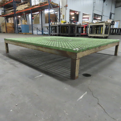 Fiberglass Grating Work Platform 60" x 48" x 10" Tall
