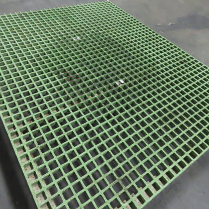 Fiberglass Grating Work Platform 60" x 48" x 10" Tall
