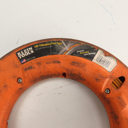 Klein Tools 56010 100' x 3/16" Fiberglass Fish Tape