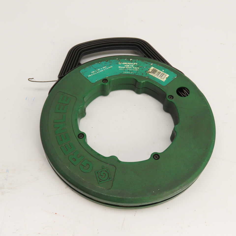 Greenlee 438-10 Steel Fish Tape 100' x 1/8"