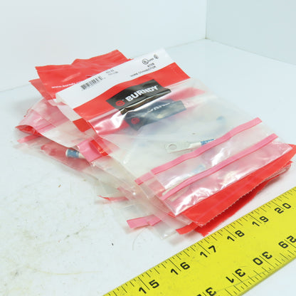 Burndy YA5CLB Copper Compression Lug 1/4" Stud #5 Flex Wire Lot of 15