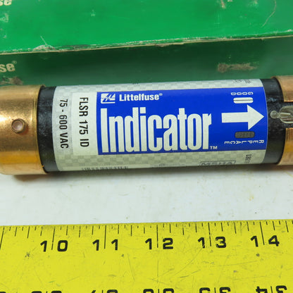 Littelfuse FLSR 175 ID 175A 600V Class RK5 Time Delay Indicator Fuse 9-5/8" OAL