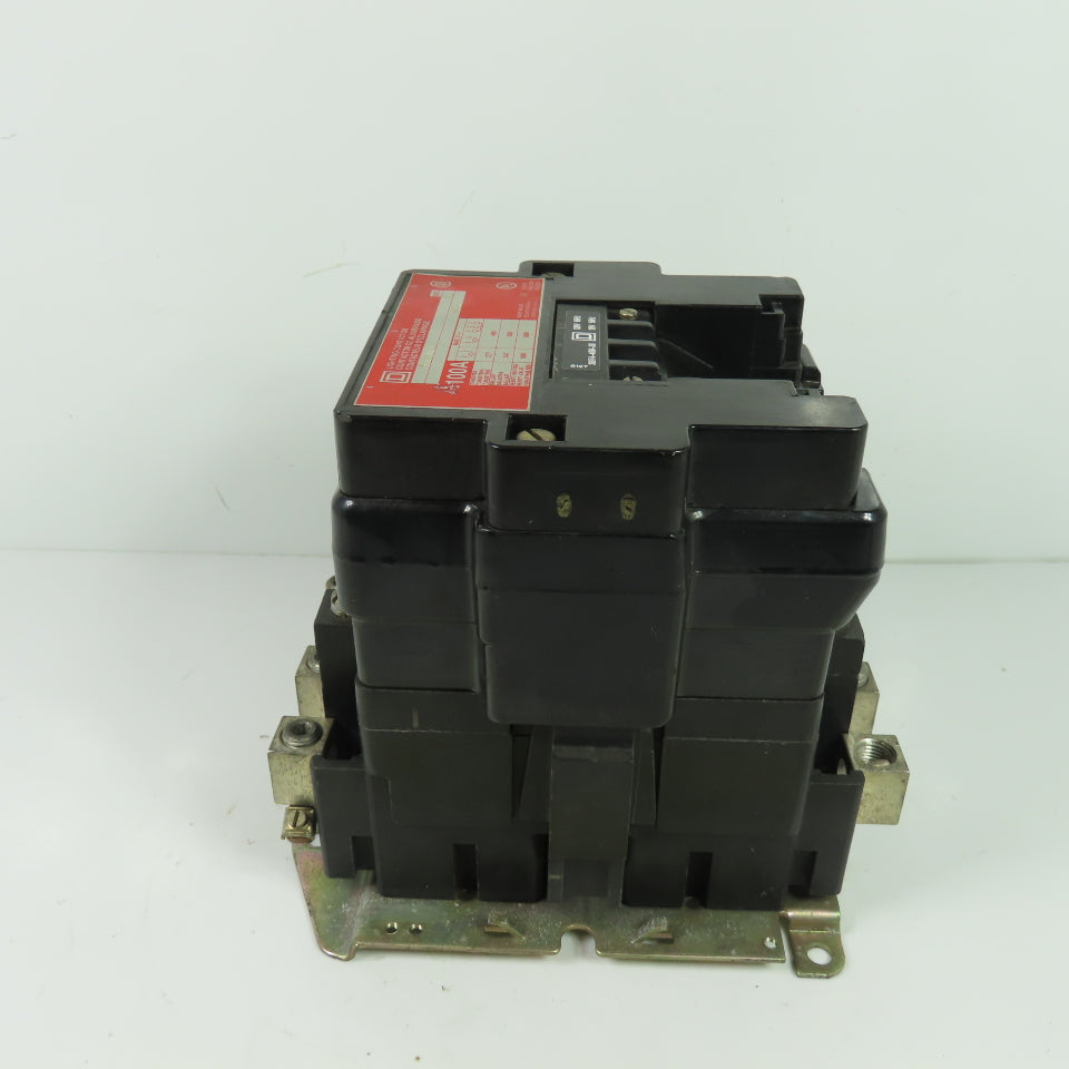 Square D 8903SQO2 100A 3-Pole Lighting Contactor 600V 120V Coil