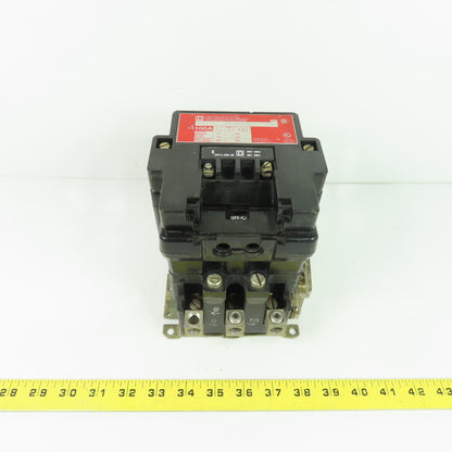 Square D 8903SQO2 100A 3-Pole Lighting Contactor 600V 120V Coil